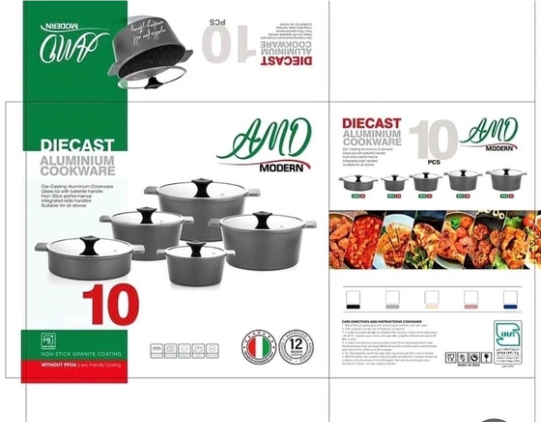 سرویس 10 پارچه چدن imd